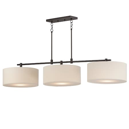 Maxim Lighting Bongo 3-Light Pendant, Oil Rubbed Bronze 10017OMOI